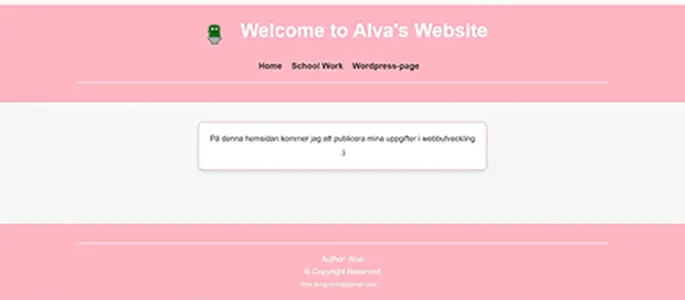 Projektbild: Landing Page-projekt